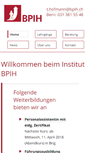 Mobile Screenshot of bpih.ch